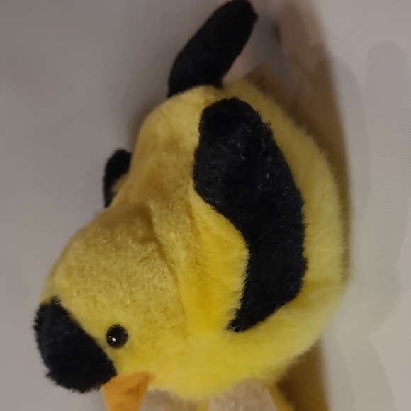 Vintage K&M international plush puppet Meadowlark and Goldfinch bird stuffe… - Picture 4 of 8